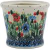 Polmedia Polish Pottery Heater UNIKAT - Meadow at Sunset Pattern Handmade in Boleslawiec Poland by Ceramika Artystyczna + Certificate of Authenticity view 3