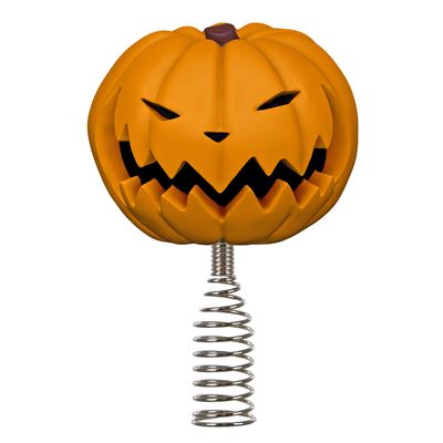 Hallmark Keepsake Disney Tim Burton's The Nightmare Before Christmas Pumpkin King Miniature Tree Topper, 4.14"