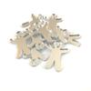 Gingerbread Man Crafting Mirrors, Set of 10 - 4 X 2.8 in - Shatterproof view 1