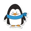 MightySkins Penguin Peel and Stick Art Removable Cute Stylish Funny Cartoon Dorm Room Decor Vinyl Wall Decals Sticker, 36" On Its Longest Side view 1