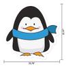 MightySkins Penguin Peel and Stick Art Removable Cute Stylish Funny Cartoon Dorm Room Decor Vinyl Wall Decals Sticker, 36" On Its Longest Side view 2