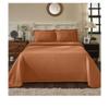 3 Piece Luxurious Oversized Jacquard Fleur-De-Lis Matelasse Bedspread King Set, Modern & Contemporary 100% Cotton Super Soft Bedding Geometric Medallion Textured Solid Color Themed Design, Mandarin view 1