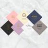 Weddingstar Personalized Printed Paper Napkins 3-Ply 50 Pack - Luncheon Sea Blue view 3