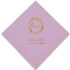 Weddingstar Personalized Printed Paper Napkins 3-Ply 50 Pack - Luncheon Lavender view 1