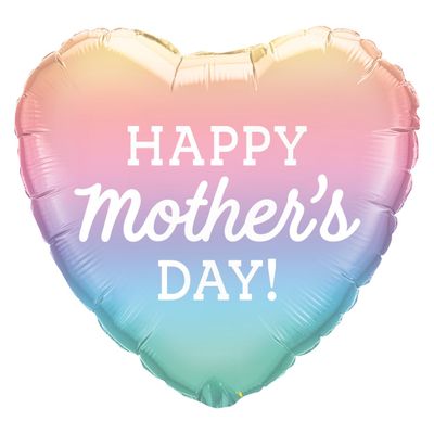 Qualatex Heart Shaped Happy Mother's Day Balloon