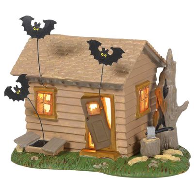 Department 56 Peanuts Village Halloween Haunted House Lit Building, 5.5 Inch, Multicolor