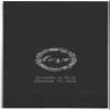 Weddingstar Personalized Printed Paper Napkins 3-Ply 40 Pack Dinner - Rectangular Fold Black view 1