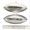 Two Tone Football 2" (White/Silver, 2 pc Pack) view 1