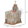 Department 56 Snow Village Halloween Day of The Dead Church Lit Building, 10.75 Inch, Multicolor view 3