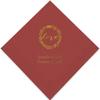 Weddingstar Personalized Printed Paper Napkins 3-Ply 50 Pack - Luncheon Wine view 1