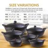 Authentic Chamba Covered Oval Roaster-Elegant, All-Natural Black Clay Casserole for Braising, Roasting, Baking Chicken, Roasts - Stovetop & Oven Safe  Handmade in Colombia - Large 4.5 qt. view 2