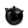 Authentic Chamba Soup & Bean Pot - Elegant Handmade Black Clay Dutch Oven with Cover - Perfect for Soups, Beans, Stocks & More - Versatile & Durable view 1