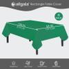 allgala Table Cover Water Proof Disposable Tablecloth-6PK 54"x108"-Dark Green- for Party Birthday Wedding Picnic Fiesta Home Party Decorations view 2