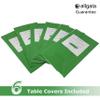 allgala Table Cover Water Proof Disposable Tablecloth-6PK 54"x108"-Dark Green- for Party Birthday Wedding Picnic Fiesta Home Party Decorations view 3