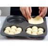 Baking Tray, Cake Bread Hamburger Round Baking Dish Baking Tools Low Carbon Steel Not Sticky view 4