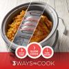 BLACK+DECKER 7-Quart Digital Slow Cooker, SCD7007SSD, Temperature Probe, Sous-Vide, Locking Lid, Removable Stoneware Crock view 3