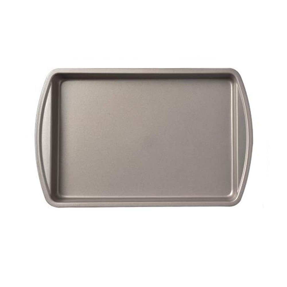 Baking Tray, Binaural Carbon Steel Not Sticky Large Oven Home Cake Baking Dish Baking Tools