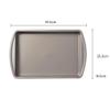 Baking Tray, Binaural Carbon Steel Not Sticky Large Oven Home Cake Baking Dish Baking Tools view 2