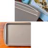Baking Tray, Binaural Carbon Steel Not Sticky Large Oven Home Cake Baking Dish Baking Tools view 3