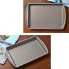 Baking Tray, Binaural Carbon Steel Not Sticky Large Oven Home Cake Baking Dish Baking Tools view 4