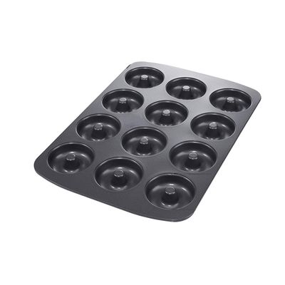 Baking Tray, Donuts Non-stick Baking Tray Muffin Cake Baking Mold 6 Holes 12 Holes Easy To Clean (Size : 37262cm)
