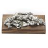 Discount Catholic Store Sleeping St. Joseph Pewter Statue view 1