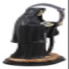 Ebros Gift 12.75" Tall Holy Death Santa Muerte Holding Scythe in Black Tunic Robe Statue Day of The Dead Decorative Figurine Symbol of Protection from The Evil Eye view 3