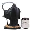 Ebros Gift 12.75" Tall Holy Death Santa Muerte Holding Scythe in Black Tunic Robe Statue Day of The Dead Decorative Figurine Symbol of Protection from The Evil Eye view 4