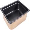 Kanda 034101 Non-Stick Hotel Pan, 1/2 (12.8 x 10.4 inches (32.5 x 26.5 cm), Depth 3.9 inches (10 cm), Capacity 2.6 gal (6.6 L), Commercial Use, HG 18-8, Stainless Steel view 1
