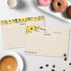 321Done Recipe Cards - Set of 50 Large Double-Sided Thick 4x6 Rustic Recipe Cards, Kraft Sunflower Design for Bridal Shower & Wedding Gift, Made in USA view 3