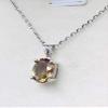 Bansriracha 1.5ct Color Change Nano Diaspore Pendant Necklace Natural 925 Sterling Silver Gemstone fine Jewelry for Women Basic Style 4.5re 925 Sterling Silver Pendant Jewelry view 1