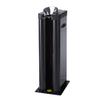 Omnipack Automatic Wet Umbrella Wrapper Packing Machine, Bags Dispenser Holder, Single Slot, EGI Special Color Coating, 125 Long Bags Included (Black) view 1