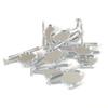 Helicopter Crafting Mirrors, Set of 10, Shatterproof Acrylic, Silver Mirror view 1