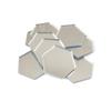 Hexagon Craft Mirrors - Set of 10, Shatterproof Acrylic, Silver, 4 X 2 view 1