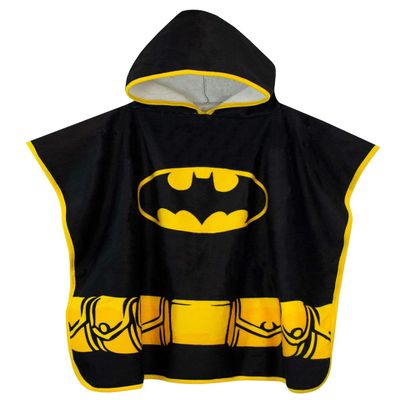 DC Comics Boys' Batman Hooded Towel Poncho