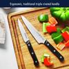 HENCKELS Solution Razor-Sharp 18-pc Knife Set, Chef Knife, Bread Knife, Steak Knife, German Engineered Informed by 100+ Years of Mastery, Brown view 4