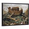 Noah's Ark On Mount Ararat Black Float Frame Canvas Art, Artwork view 1