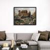 Noah's Ark On Mount Ararat Black Float Frame Canvas Art, Artwork view 4