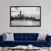 1WTC Black and White Black Float Frame Canvas Art, New York City Artwork view 3