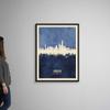 Shanghai China Skyline Black Float Frame Canvas Art, Artwork view 2