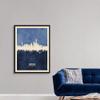 Shanghai China Skyline Black Float Frame Canvas Art, Artwork view 3