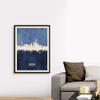 Shanghai China Skyline Black Float Frame Canvas Art, Artwork view 4