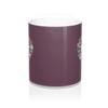 Flowers In Heart With Love Valentine's Day Cassis Mug 11oz view 2