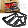 3 Layers Shoe Cabinet Flip Frame Shoe Rack Hinges Flip Drawer Hinge Black Shoe Cabinet Dump Rack with Mounting Accessories view 3