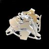 Ice Skates Crafting Mirrors, Set of 10, Silver Acrylic Safety Mirrors view 2