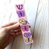 Butterfly Mezuzah, Children's Judaica, Scroll Case for Girl's Room, Baby Naming Gift (Mezuzah Case Only) view 2
