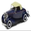 1933 Ford Model 40 Roadster - top up view 1