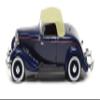 1933 Ford Model 40 Roadster - top up view 3