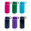 The Crafty Engineer Personalized Flower Girl and Ring Bearer Water Bottle (Black) view 2