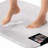 GORILLA GRIP Memory Foam Bath Rugs, Soft Absorbent Velvet Bathroom Mats, Durable Dots on Underside, Machine Washable Bathmat, Carpet Rug Room Decor for Shower Floor, 36x24 Mat, Light Gray view 1